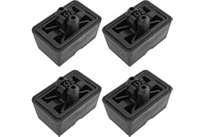 AUTOXBERT 4 Pezzi Tappetino per Auto Jack Sotto Punto Sollevamento Supporto Tappo Blocco Copertura Per BMW E63 E64 E65 E66 E67 Mini R50 R53 R56 R57 R58 R55 51717039760