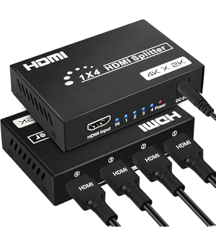 Splitter HDMI 4 Porte Lindy - 4K 2160p30, Supporto 3D E Audio Dolby TrueHD, Per Home Theater E Gaming - Foto 5