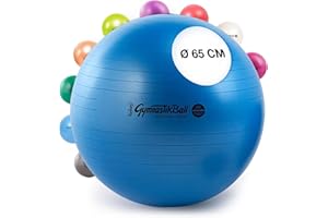 ‎PEZZI PEZZI Original Gymnastikball MAXAFE Ø 42 cm bis 75 cm Sitzball Gymnastik Sport Ball Büro Fitness Reha Therapie