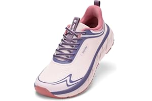 FitVille Wide Fit Trainers for Women, Arch Support Breathable Road Running Shoes, Lightweight Washable Sneakers for Gym Fitness Jogging Walking