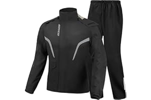 ‎SCOYCO Scoyco Motorrad-Regen-Anzug Reflektierende Arbeits-Regen-Jacke und Hose Herren Damen Alle Sport Bauernhof Fischen Motorradfahren