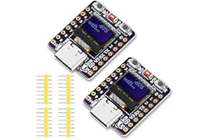 ‎DIYMORE diymore 2PCS für ESP32 C3 Entwicklungsboard mit 0.42inch OLED Anzeige, für ESP32 Mini Unterstützt WiFi Bluetooth, Geeignet für die IoT-Entwicklung