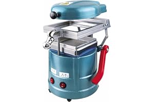 SHZICMY Vakuum-Tiefziehgerät,800W Dental Vakuumformer Molding Maschine, Dentallabor Forming Tiefziehgerät Thermoformer Vakuum-Tiefziehgerät