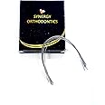 SYNERGY ORTHODONTICS Wire Stainless Steel (SS) Premium Super Elastic Ovoid Preformed (0.012, LOWER)