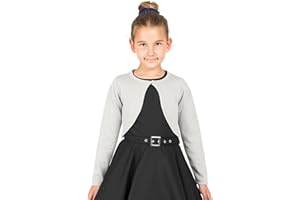 BlackButterfly Niñas Manga Larga Brillante Bolero Cárdigan