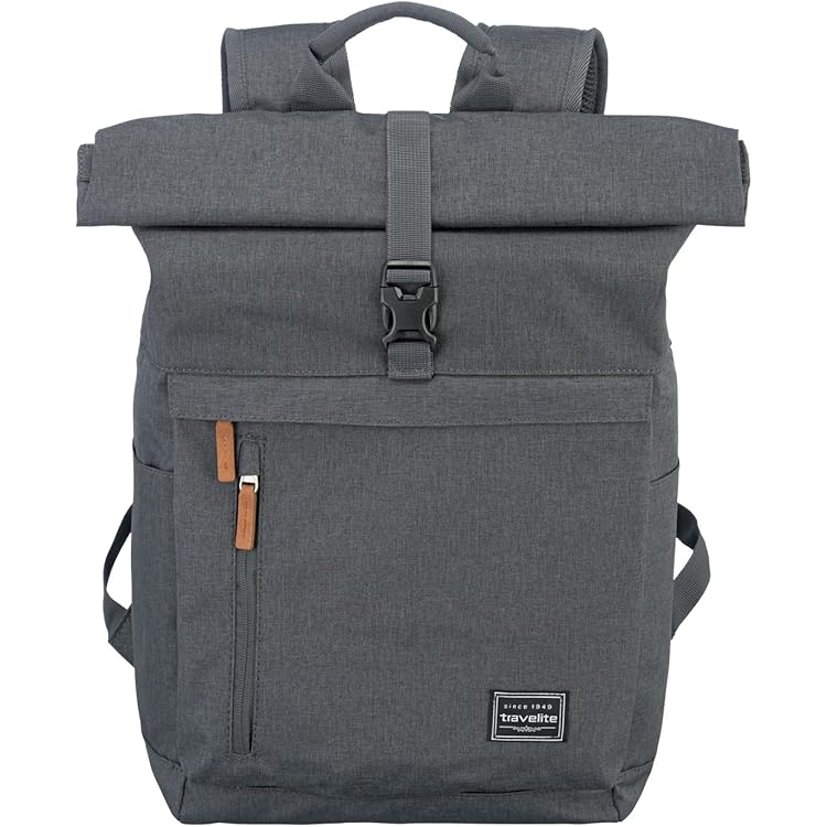 Travistar Rolltop rugzak, laptoprugzak, dagrugzak, grote reisrugzak, handbagage, 15,6 inch, rolrugzak, schoolrugzak, werkrugzak, zwart, Rugzak Travistar Rolltop rugzak, laptoprugzak, dagrugzak, grote reisrugzak, handbagage, 15,6 inch, rolrugzak, schoolrugzak, werkrugzak, zwart, Rugzak