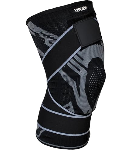 Genouillères Venum Kontact Gel – Unisexe Kaki/Noir Taille L – Protection MMA & BJJ Avec Gel Shock