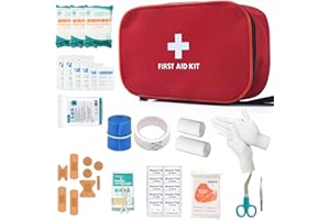 LURNODY Borsa Medica Sportiva Kit Pronto Soccorso Casa Kit Pronto Soccorso, Accessorio di Primo Soccorso per La Casa All'Aperto, L'Ufficio, La Scuola, Ecc