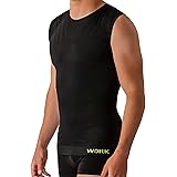 NOLOGO Maglia Termica Uomo Manica Corta e Smanicato da Lavoro - Intimo Termico Uomo, Termica Uomo, Maglietta Termica, Maglia 