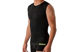 NOLOGO Camiseta Termica Hombre Sin Mangas Work - Camiseta Sin Mangas para Hombre, Ropa Interior Hombre, Camiseta Interior Hom