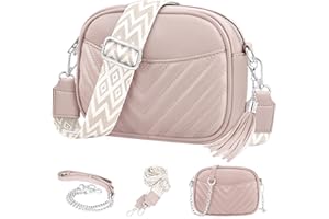 JUYANO Sac Bandoulière Femme Petit Sac a Main Bandoulieres Femmes PU Cuir Sac à Bandoulière avec 2 Amovible et Réglables Bandoulière