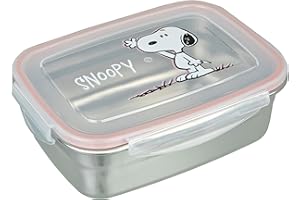 Undercover - Snoopy Brotdose mit Gummidichtung - aus Edelstahl - 550 ml Fassungsvermögen - Sandwichbox Schule - Brotzeitdose für Kinder - Lunchbox