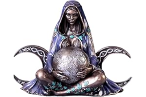 Tuzsocr Statua Terra Madre in Resina,Statua Millennial Gaia,Statue Natura Luna Dea,Regali per Mamma,Squisito ornamento,Casa Giardino Decorativo Statua Arte, Decorazione Esterna (M)