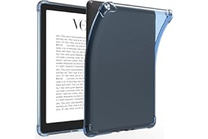 TQQ Étui pour Kindle Paperwhite 6.8" (11ème génération 2021)&Coque Kindle Paperwhite avec édition Signature, Ultra Doux, Flexible, Transparent TPU Peau Case pour Kindle Paperwhite 2024