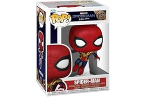 Funko Pop! Marvel: Spiderman No Way Home 2021 - Spider-Man - Leaping SM1 - Figura in Vinile da Collezione - Idea Regalo - Merchandising Ufficiale - Giocattoli per Bambini e Adulti - Movies Fans