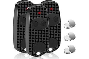 QIQIAZI 3 Pack Gate Remote Control Fob, 433.92 MHz Gate Fob,Remote Control for Gate Compatible with CAM TOP432NA, TOP432EE, TOP432EV.