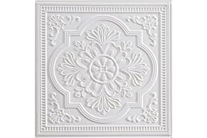 siduytin 10pcs DIY Decor Ceiling Tiles Self Adhesive Wallpapering Supplies 10PCS 3D Wall Panels Soft Pe Foam Tiles Plastic, B