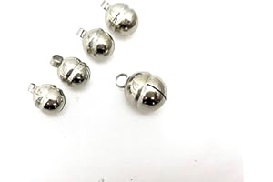 STARLINGUKPK GONDMAX Lahore Falconry Bells, Silver Finish, Size 3