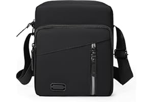 Wasarmir Sacoche Homme Bandouliere, Sacs à Bandoulière Crossbody Sac Homme et Femme, Petit Sac Bandoulière Homme Impermeable Pour Voyage, Randonnée et Sports D'extérieur