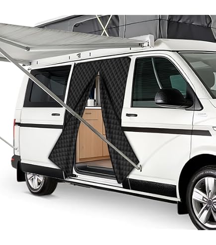 ORIGINALE Volkswagen Tenda Multifunzione Per Doccia Su Portellone - Accessorio Per VW T5 (2003-2015) E T6 (dal 2016) - Cabina Doccia Da Campeggio Con Fissaggio Incluso