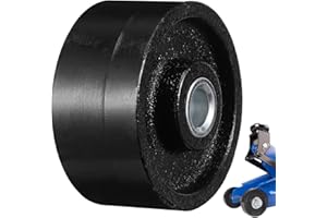 Housoutil Roue De Cric, Roulette pour Cric, Roue Avant Universelle Hydraulique, Horizontale 2.5 Tonnes De Rouleur