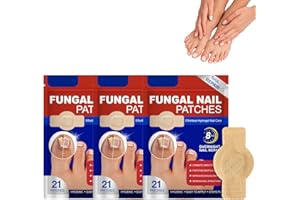 TWINSUN Pilz-Nagel-Patches, Nagelgraben Reparaturpflaster, Spaltnagelreparatur Stärkende Nägel, Zehennagel Korrektur Patch für Beschädigte Nägel und das Erscheinungsbild Verfärbter Nägel (3 Pack)