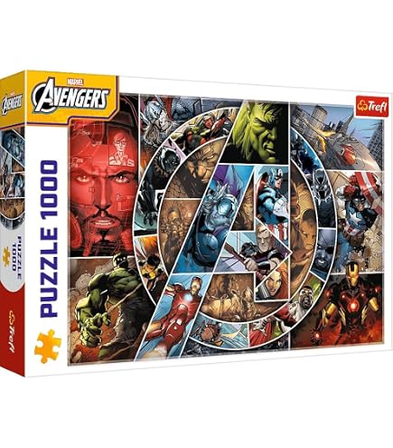 Buffalo Games – Marvel Puzzle 1000 Pezzi – Rinnova I Tuoi Voti #1 Variante – Dimensioni 67,9x50,2 Cm – Poster Incluso