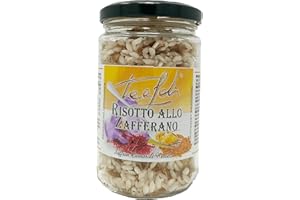 ‎ANTICO PASTIFICIO TEALDI Tealdi Risotto mit Safran im Glas, italienischer Carnaroli Reis, Risotto Mischung, Safranrisotto 220 g