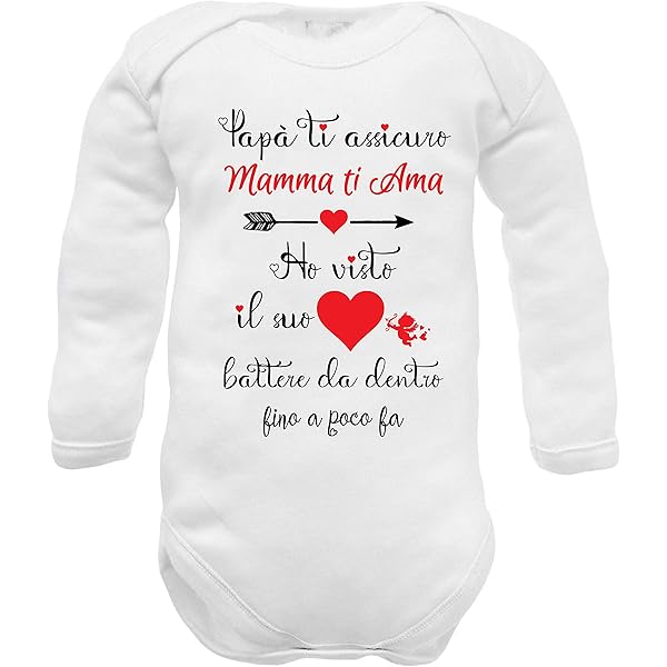 Abbigliamento Bebè Personalizzabile Body Neonato Gattablu Personalizzato Con Frasi Natalizie Per Papà Body Bimbo Bimba