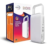 wipro Safari Emergency Rechargeable Led Lantern with 7200 Mah Battery | 122 Individual Led Lights | Brightness Control Featur