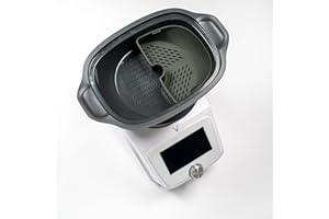 mixcover wkładka do parowaru Monsieur Cuisine, połówka, przegroda do komory gotowania, kompatybilna z akcesoriami Monsieur Cuisine Connect Edition Plus MCC MCEP Monsieur Cuisine Smart MCS