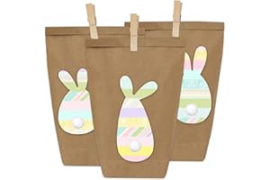 Bolsas de regalo DIY de Papierdrachen para Pascua, para rellenar tú mismo - Para envolver regalos para niños y adultos