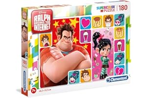 Clementoni- Disney Ralph Breaks The Internet Puzzle Suelo, 180 Piezas, Multicolor, pezzi (29300)