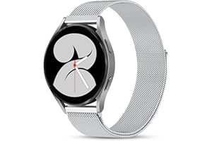 Bransoletka PIOWNN z Samsung Galaxy Watch 46 mm/Samsung Galaxy Watch 3 45 mm/Huawei Watch GT 3 Pro 46 mm, 22 mm metalowa bransoletka z magnetycznym zamknięciem dla Samsung Gear S3 Frontier/Classic