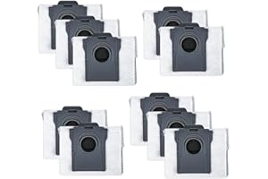 iAmoy 10 worków do odkurzacza kompatybilnych z Dreame X40 Ultra/X50 Ultra/L10s Ultra Gen 2/L10s Pro Ultra Heat/D10 Plus Gen 2 – części zamienne o pojemności 3,2 l i pyłoszczelna konstrukcja