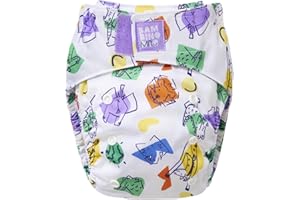 Bambino Mio, Revolutionary Reusable Nappy - Sustainable, Washable, Chemical-Free Eco Nappy from Newborn to Toddler (Chatter)