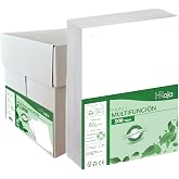 HRoja | A4 Paper White 80 g - 2500 Sheets in Packs of 500 Sheets Multifunction for Printers and Photopiers - Made in Spain Id