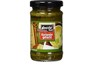 Exotic Food Koriander, gehackt, in Sojabohnenöl, 6er Pack (6 x 100 g)