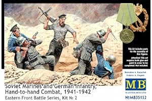MASTER BOX Masterbox 1:35 - Soviet Marines and German Infantry, Hand-to-hand Combat, 1941-1 (MAS35152)