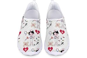 Showudesigns Chaussures de Sport sans Lacet Mesh Chaussures de Marche Antidérapant et légères pour Femmes