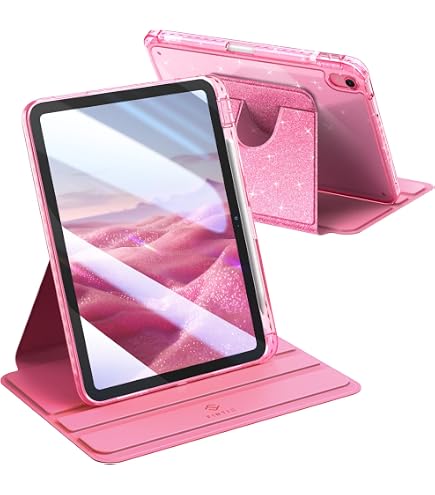 IPad Hülle 11./10. Generation (2025/2022) – 360° Drehbar, Mit Stifthalter & Schlaffunktion – Transparenter Schutz