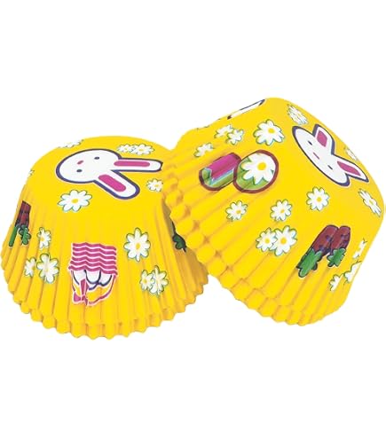 Decora 36 Caissettes Papier Muffins - Motif Renard - 50x32 Mm - Anti-Adhérent Jusqu'à 220°C