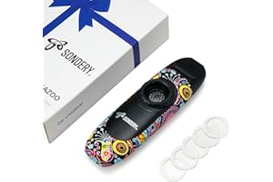 SONDERY Professionale Kazoo Strumento a fiato con 5 membrane, cordino e custodia
