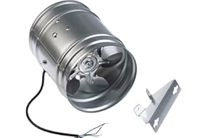 STEINBERG14 160mm Extracteur d'Air - Industriel Ventilateur en Métal - Ventilateur Axial Tubulaire