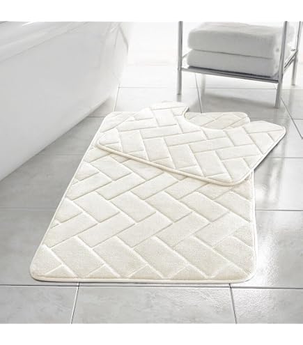 Badematte Aus Memory-Schaum (Marineblau, 50 X 60 Cm) – Rutschfeste