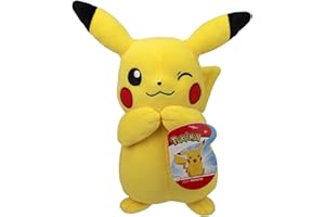 Pokemon- Pikachu Jouet Nouvelle 2022 – Peluche Licence Officielle, 95245, Multicolore, 20 cm