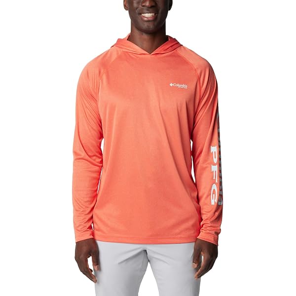 Columbia Men's PFG Solar Stream Hoodie - UPF 50 Sun Protection, Blue Echo - View #7