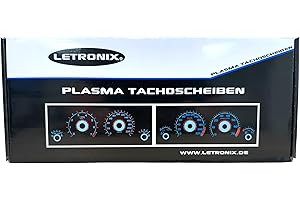 ‎LETRONIX LETRONIX Plasma Tacho Tachoscheiben geeignet für Auto Passat Corrado VR6 G60 20-260Km/h 7000U/Min Analog