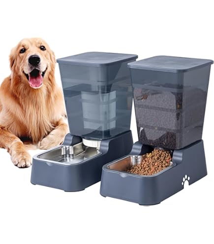 2-in-1 Kattenvoerbak Met Automatische Waterdispenser Effici%c3%abnt Kleine