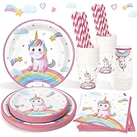 Cialda Commestibile Unicorno Per Torte - Decorazione Edibile 20 Cm | Per Compleanni E Feste - Foto 2
